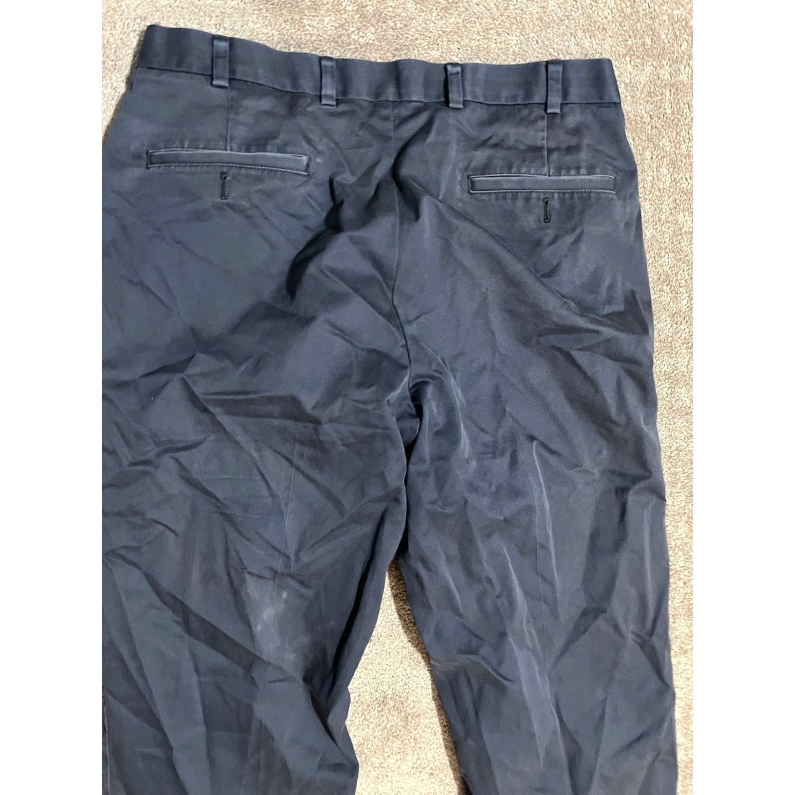 Brooks Brothers BROOKS BROTHERS Lightweight Chino Pants 36x34 Navy Blue Distressed Mens Size US 36 / EU 52 - 4 Thumbnail