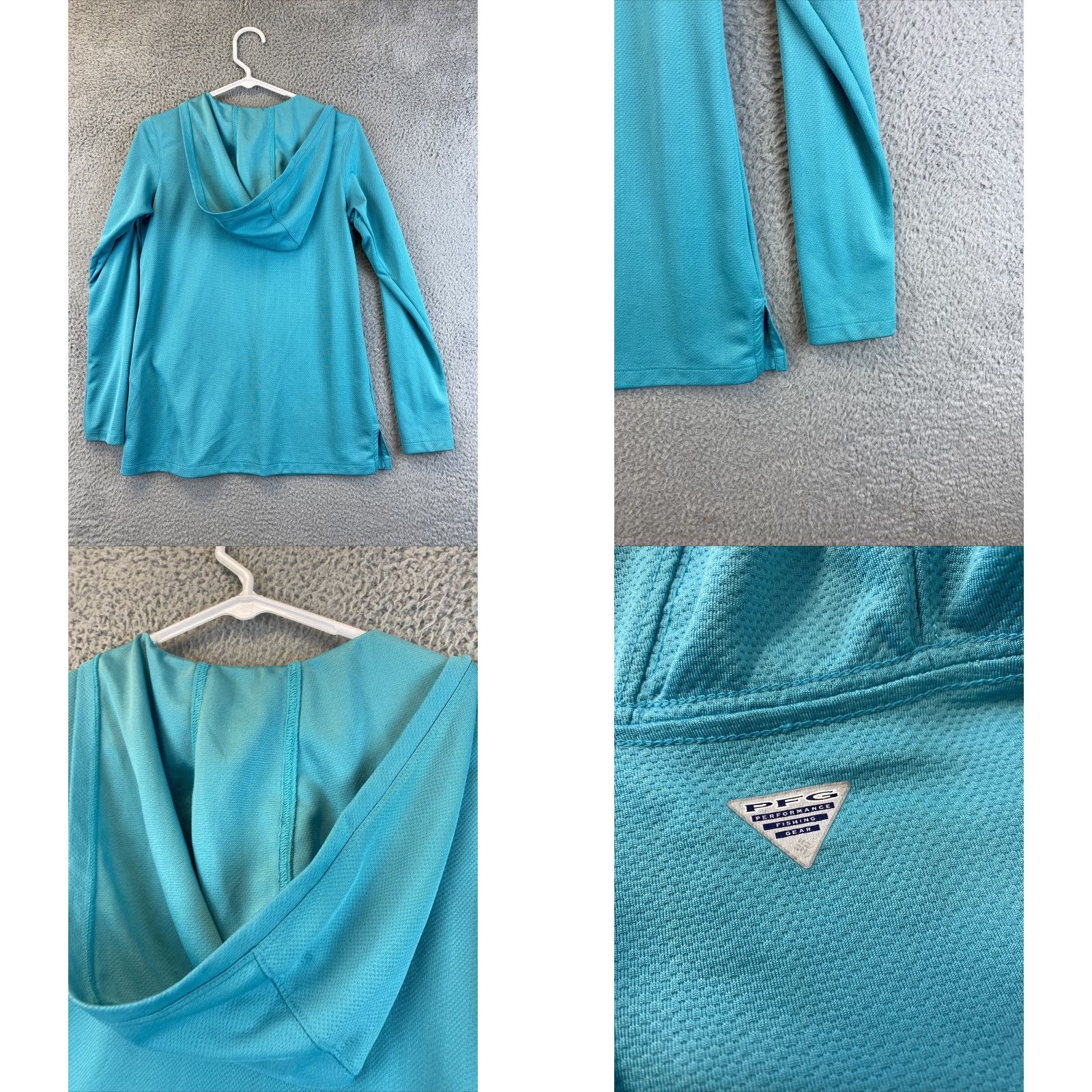 Vintage Columbia Running Small Women Pullover Hoodie Sweatshirt Omni Wick Top / 80-12 Size S / US 4 / IT 40 - 8 Thumbnail