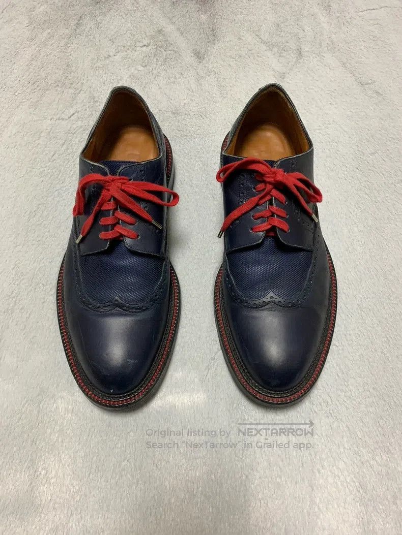 Dior Dior Blue Block embossed leather shoes Size US 10 / EU 43 - 1 Thumbnail