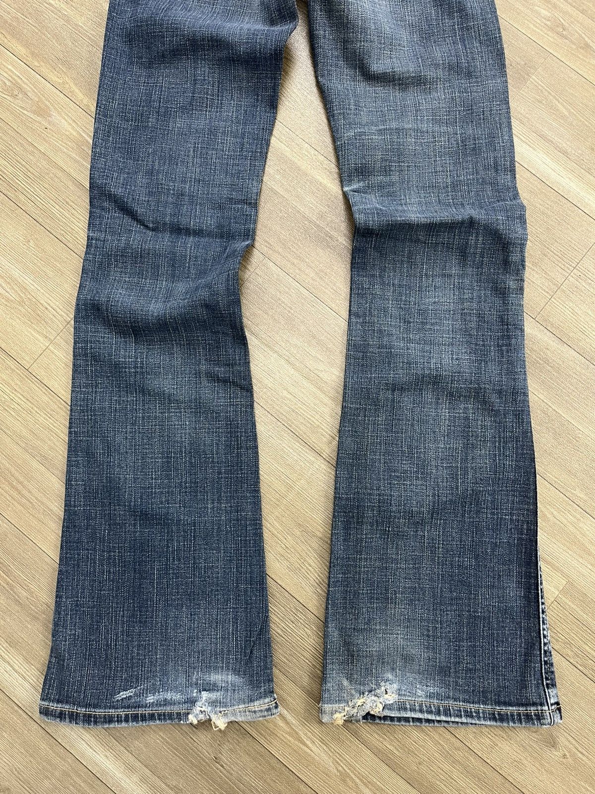 If Six Was Nine 2000s Something Edwin Flare Jeans High Street Japan Boot Cut Size US 26 / EU 42 - 15 Thumbnail
