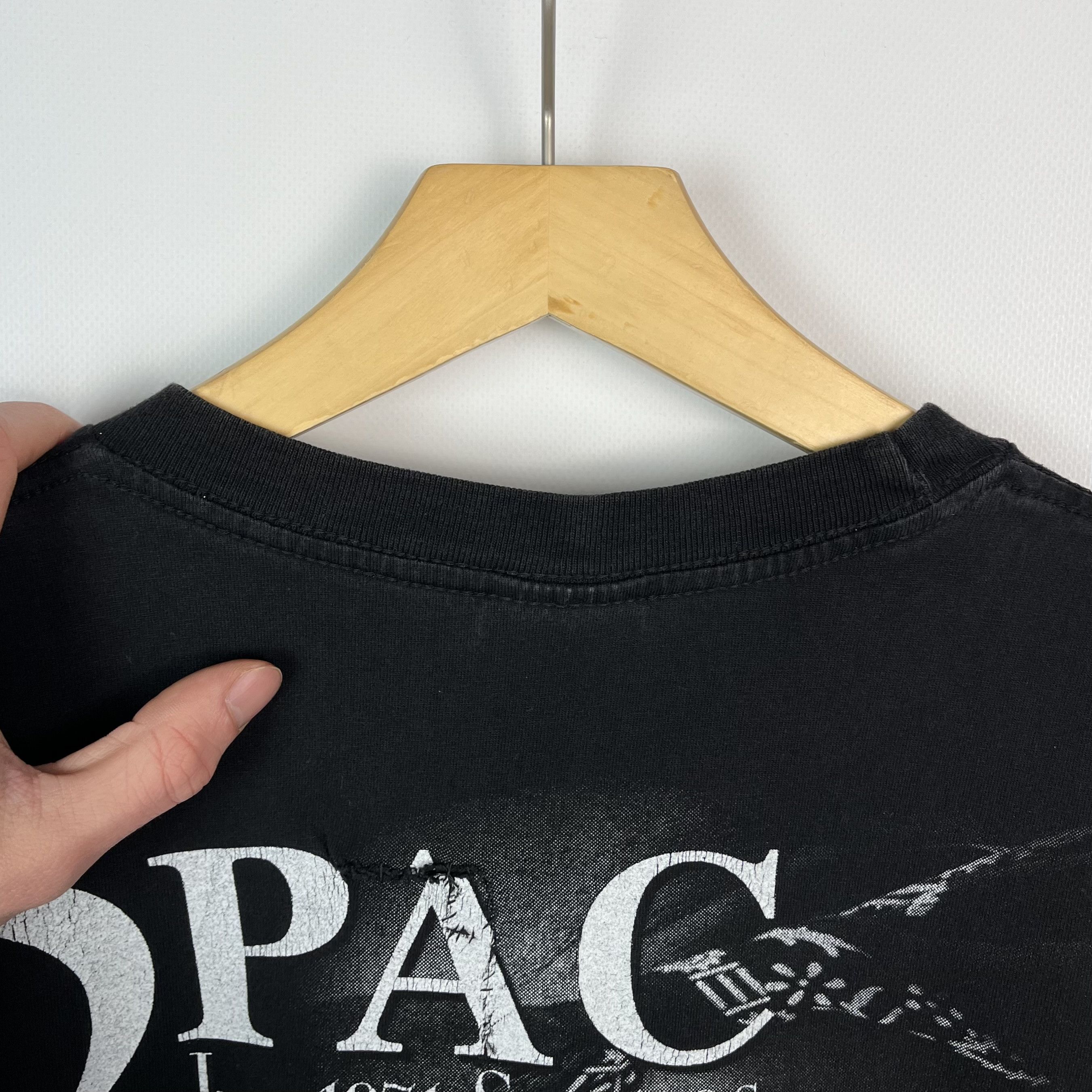 Rap Tees Vintage 2Pac Tupac Shakur AOP Rap T Shirt 90’s Size US XL / EU 56 / 4 - 23 Thumbnail