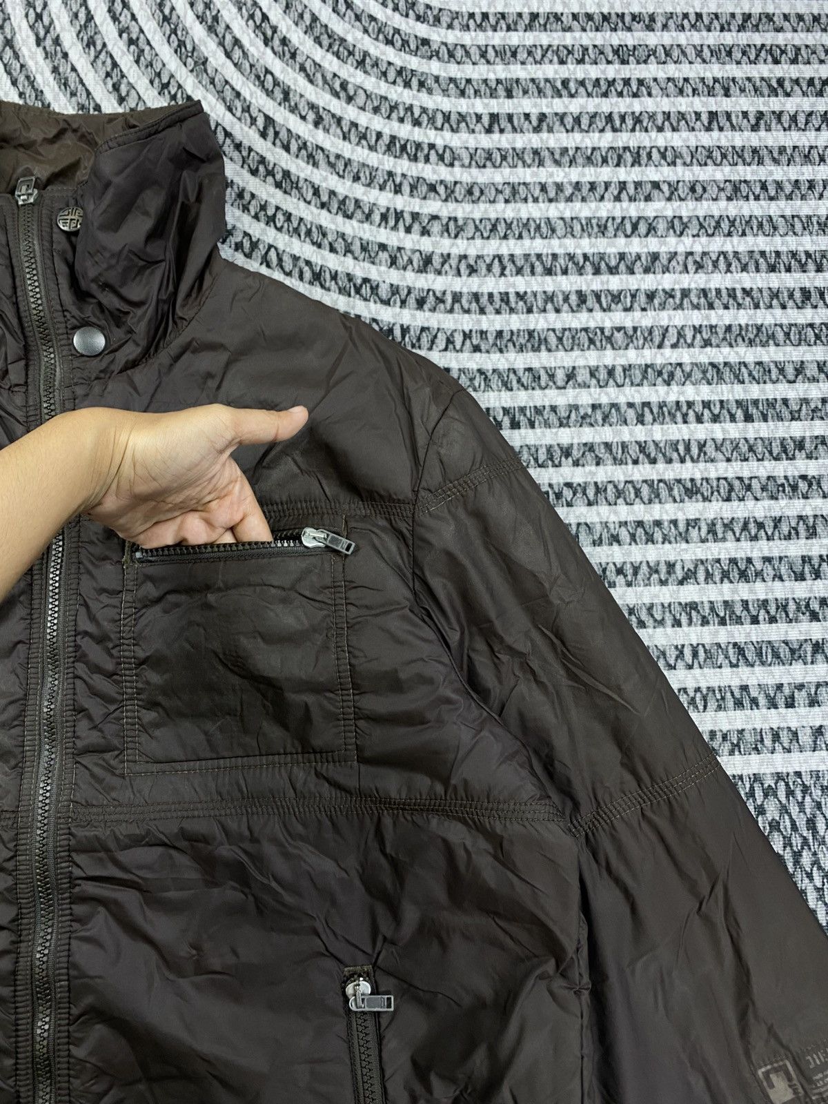 Diesel Vintage Diesel Casual Dark Brown Zipper Jacket Size US M / EU 48-50 / 2 - 8 Thumbnail