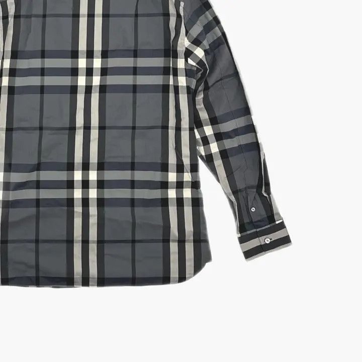 Burberry Burberry Burberry Long Sleeve Shirt in Charcoal Gray-2507 Size US M / EU 48-50 / 2 - 5 Thumbnail