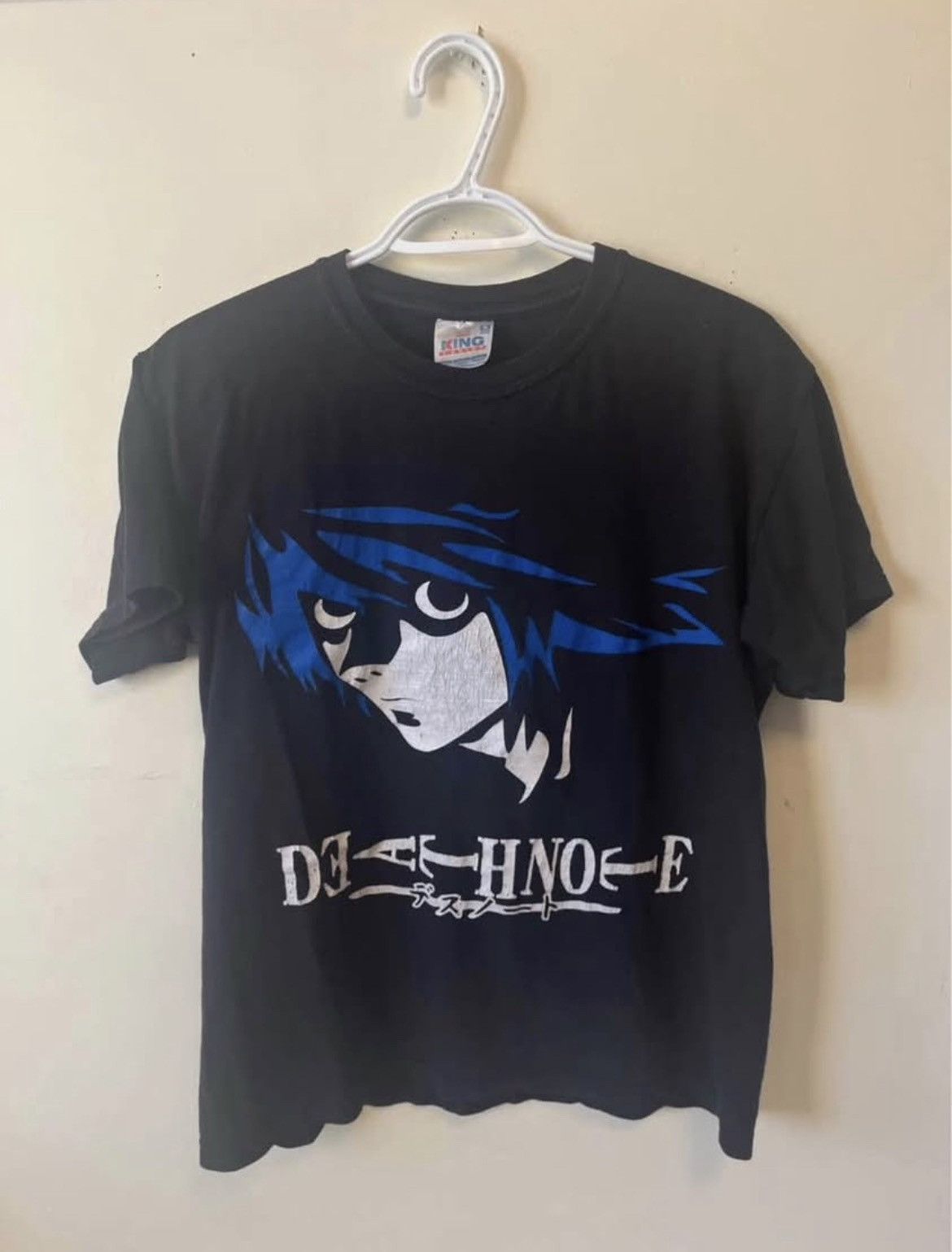 Vintage Rare 00s Y2K Death Note L Anime T-shirt Size US S / EU 44-46 / 1 - 1 Thumbnail