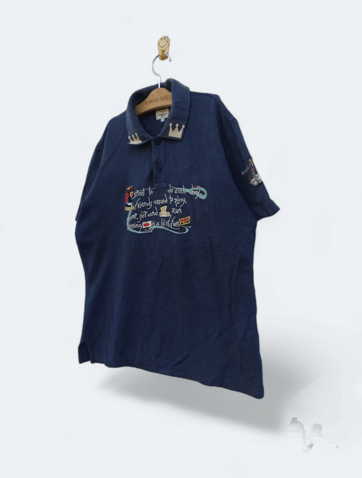 Jean Charles De Castelbajac Vintage Polo Shirt Jean Charles de Castelbajac Size US M / EU 48-50 / 2 - 2 Thumbnail