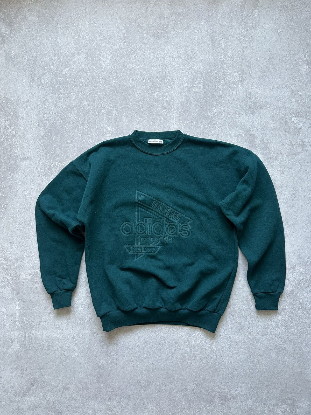 Adidas × Vintage Sweatshirt Adidas Games track&field Vintage made in U.K. M Size US M / EU 48-50 / 2 - 1 Thumbnail