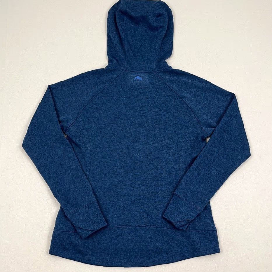 Vintage Simms Hoodie Womens M Blue Insect Shield 1/2 Zip Pullover Performance Fishing Size M / US 6-8 / IT 42-44 - 3 Thumbnail