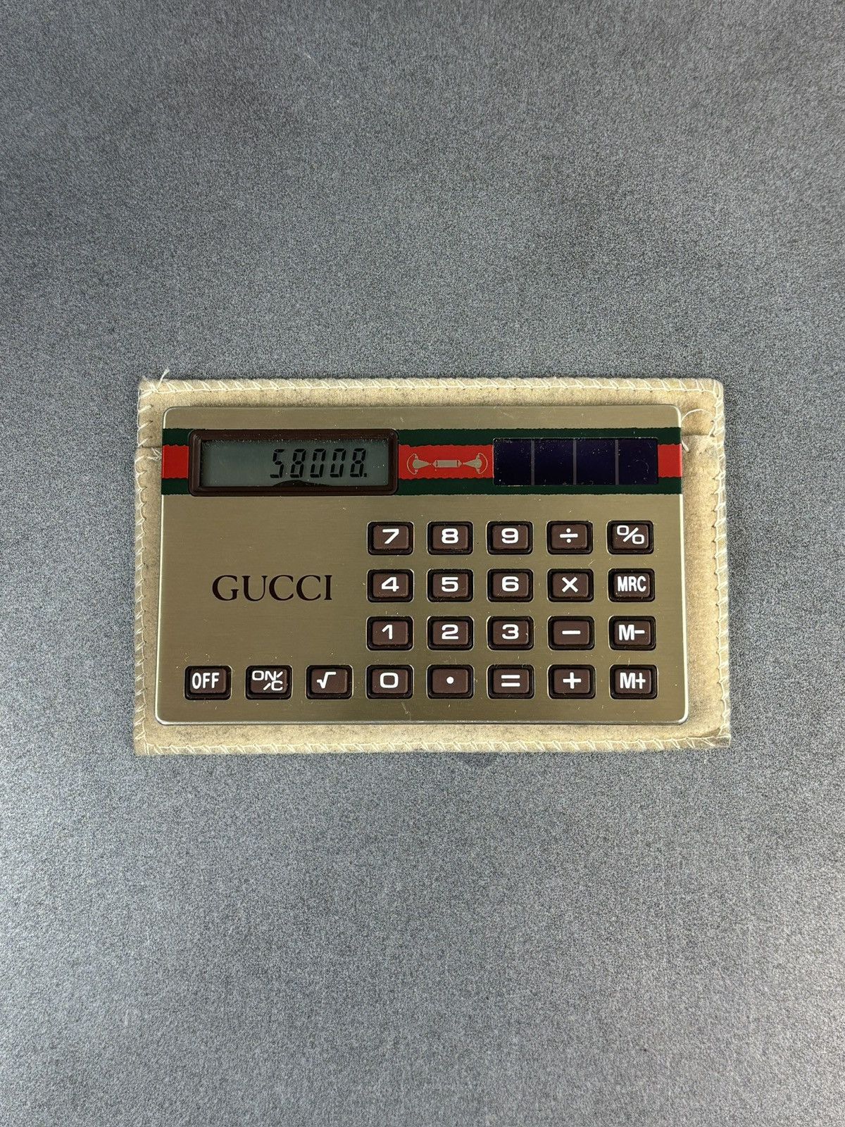 Gucci Vintage Gucci Calculator 1980s Gucci Home Gift 70s Novelty Size ONE SIZE - 11 Thumbnail
