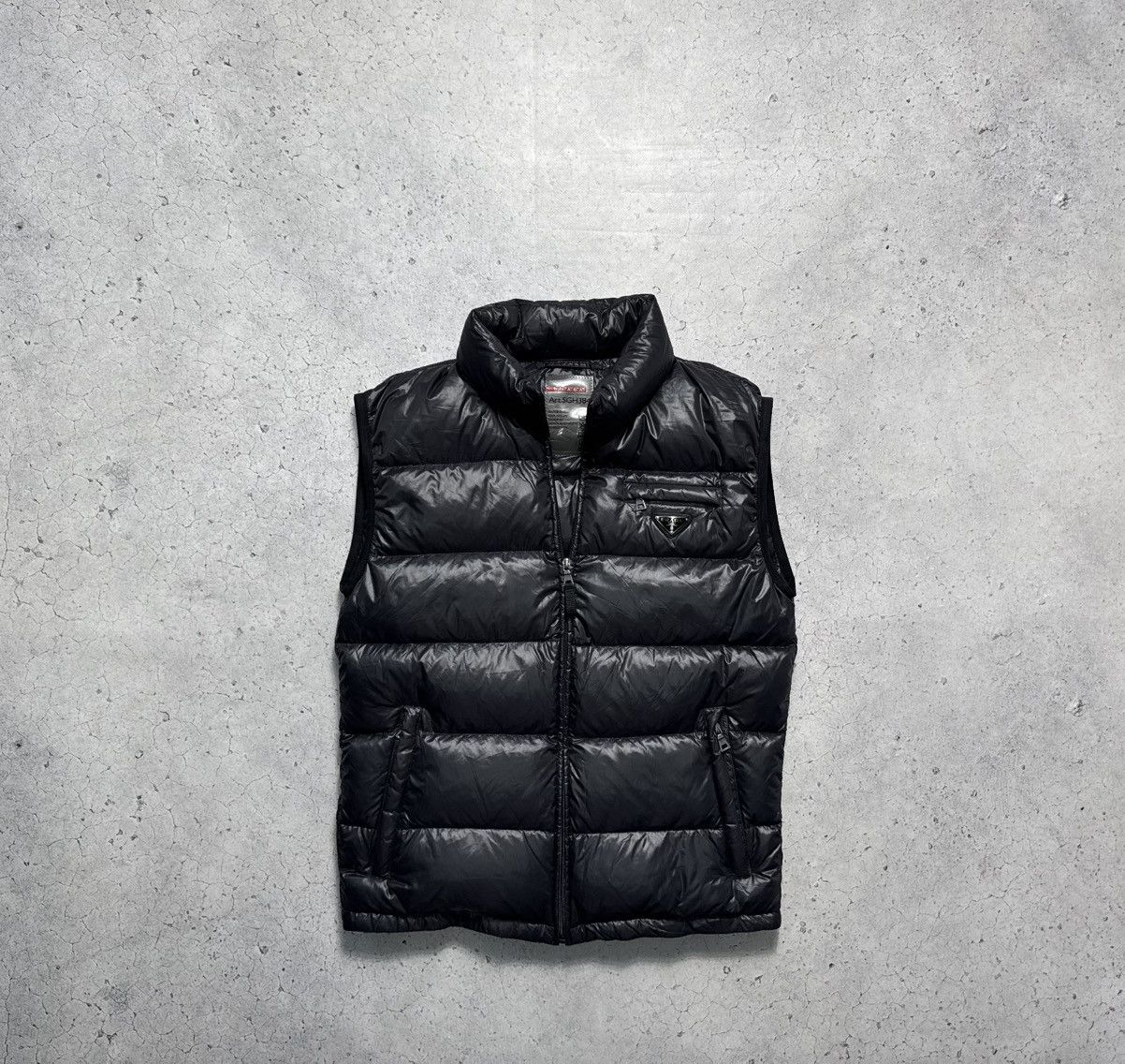 Prada Prada Down Puffer Vest Jacket Black Size US M / EU 48-50 / 2 - 2 Thumbnail