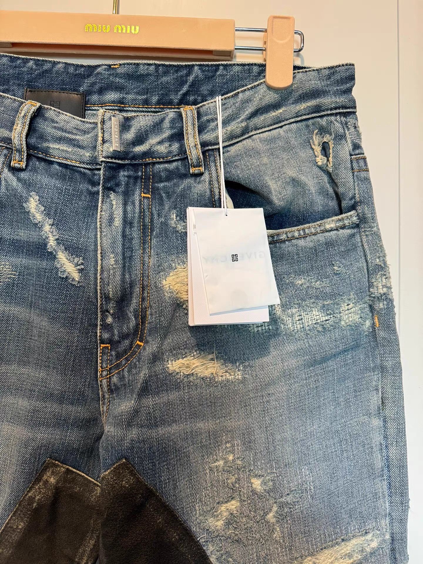 Givenchy Givenchy MMW Boro Distressed Jeans K6 Size US 31 - 4 Thumbnail
