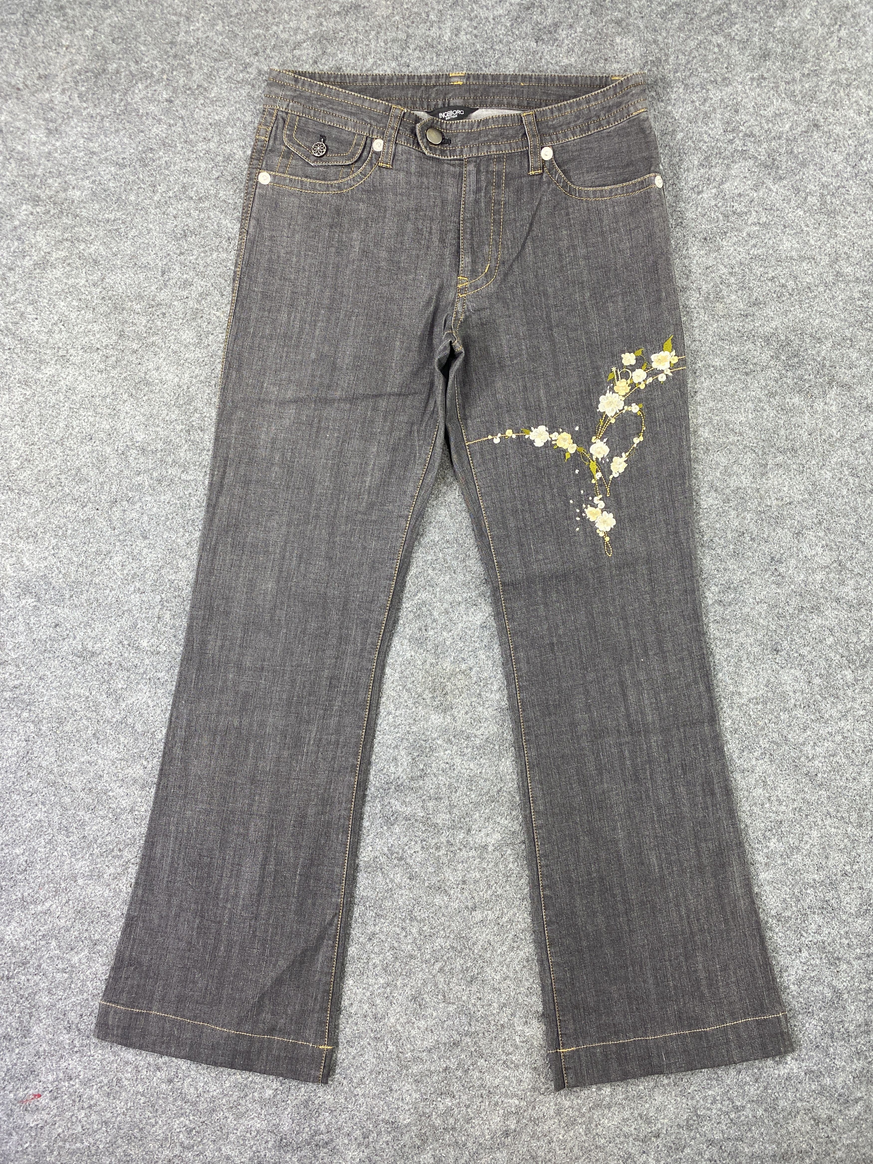 Japanese Brand Ingeborg Boutique flare pants - J981 Size 29" - 2 Thumbnail