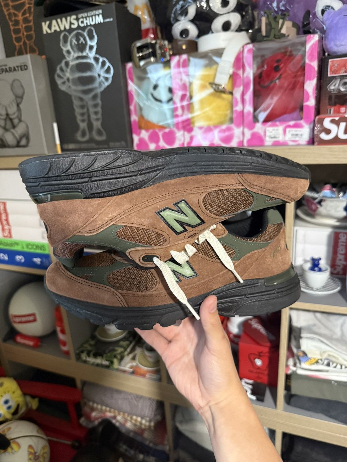 Aime Leon Dore × New Balance New Balance 993 Aime Leon Dore Brown “Beef & Broccoli” Size US 9 / EU 42 - 5 Thumbnail