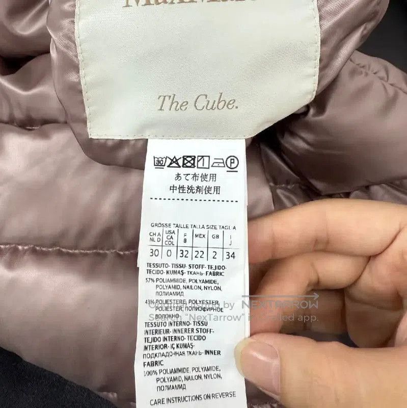 Max Mara MaxMara Pink Nylon Women's Puffer Coat . Size S / US 4 / IT 40 - 3 Thumbnail