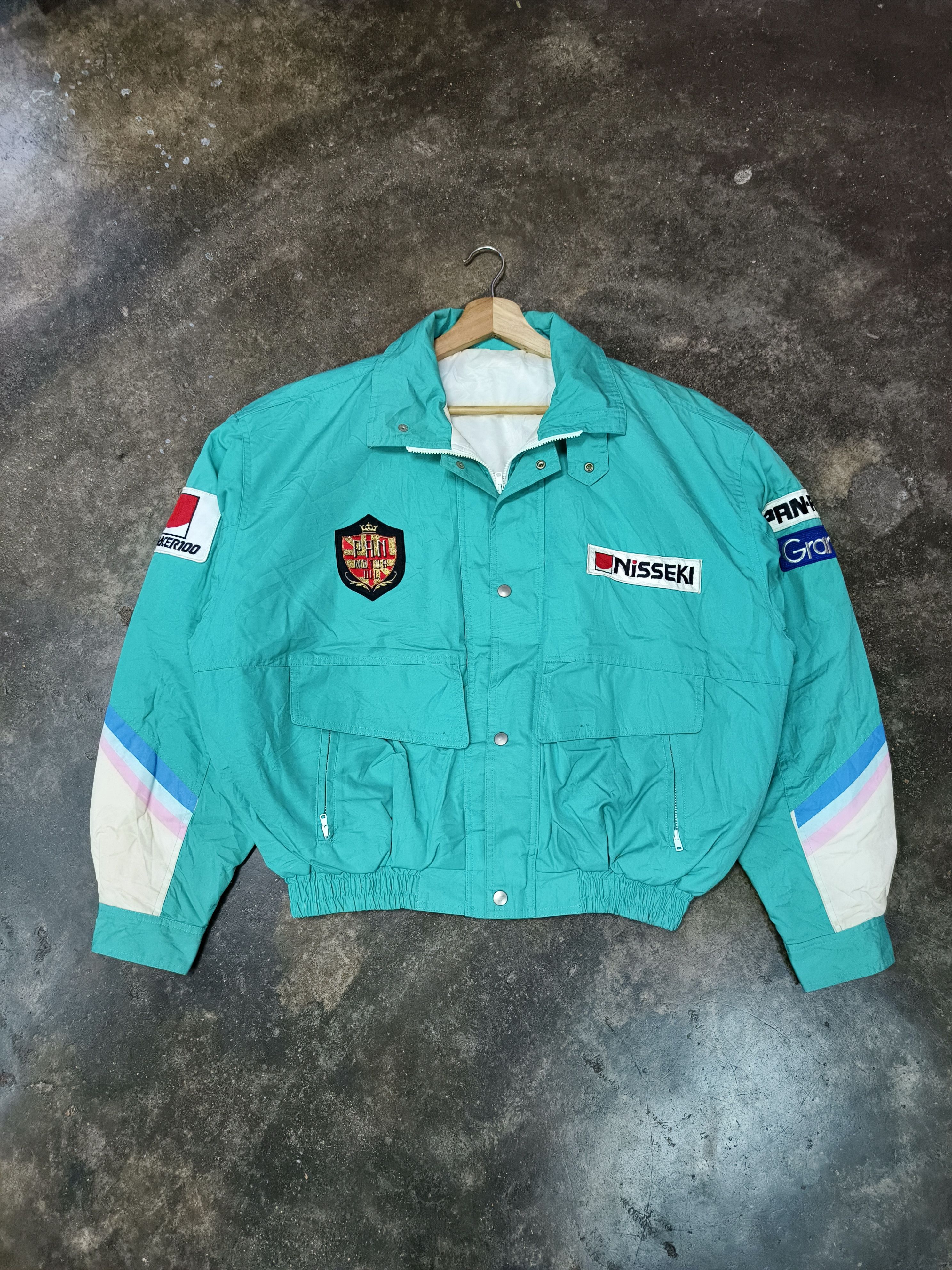 Sports Specialties 80S VTG NISSEKI RACING TEAM MOTORSPORT PAN OIL R100 JACKET Size US XL / EU 56 / 4 - 1 Thumbnail