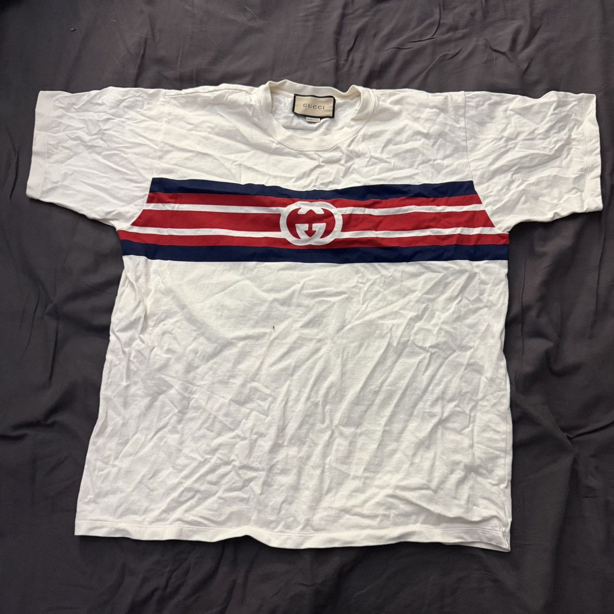 Gucci Gucci oversize cotton tshirt Size US M / EU 48-50 / 2 - 1 Thumbnail
