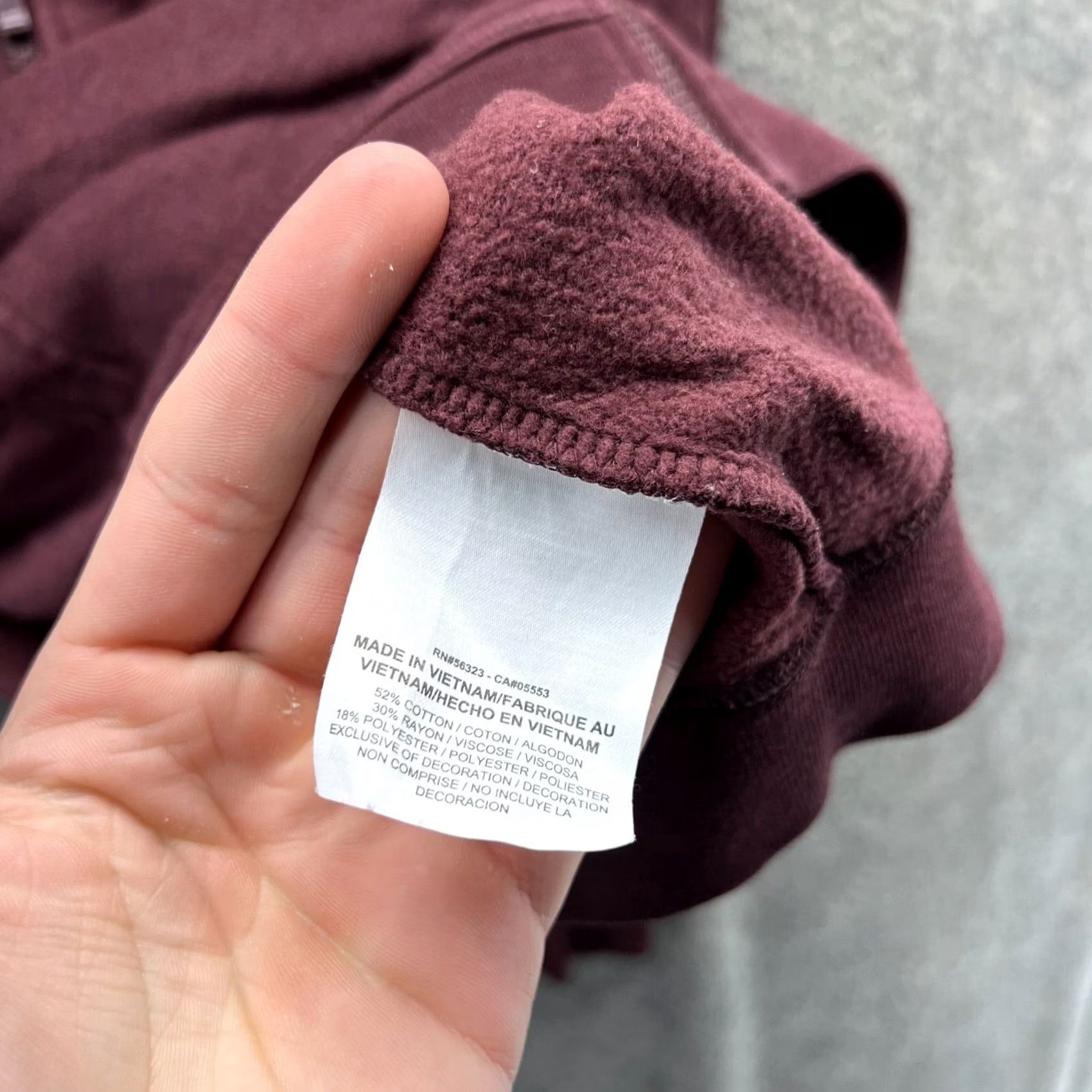 Nike Nike Hoodie Women M Burgundy Rally Full Zip Fleece Swoosh Jacket Size M / US 6-8 / IT 42-44 - 5 Thumbnail
