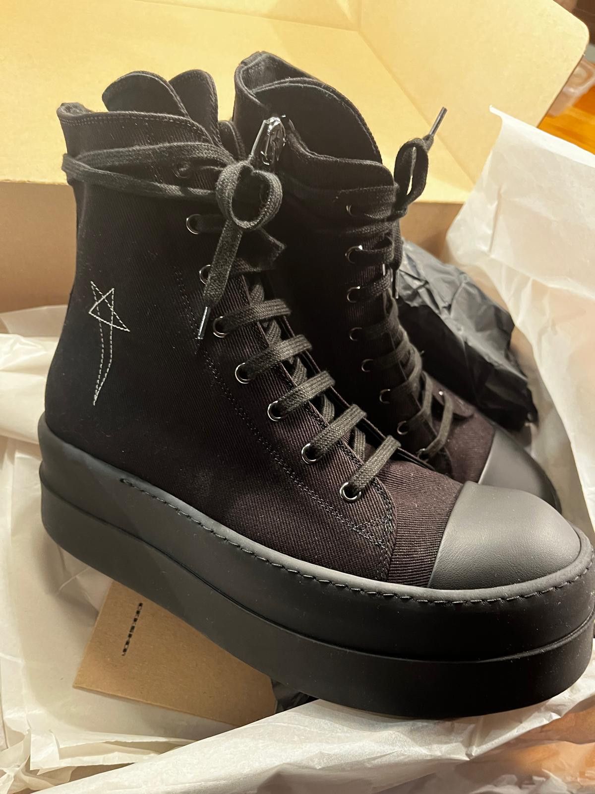 Black Rick Owens Double Bumper Women's Rick Owens DRKSHDW 