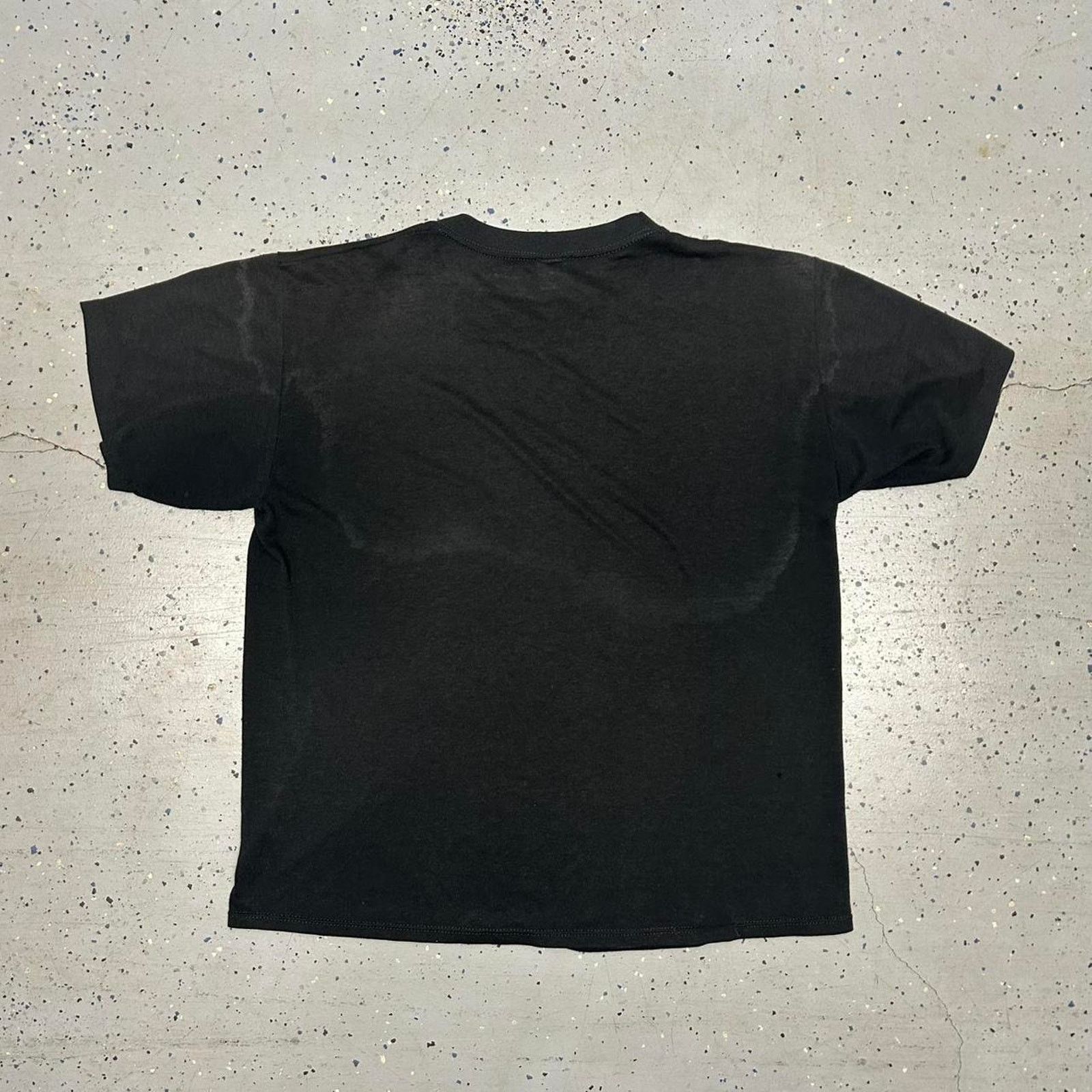 Other VTG 80s "I'm no shape to exercise" black cotton t-shirt tee Size US XL / EU 56 / 4 - 7 Thumbnail