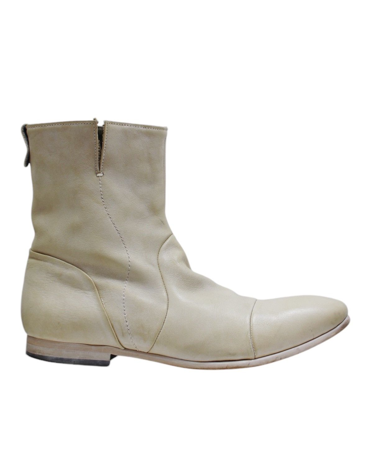 Alfredo Bannister 2000S ALFREDO BANNISTER SIDE-ZIP CALF LEATHER BOOTS Size US 7 / EU 40 - 3 Thumbnail