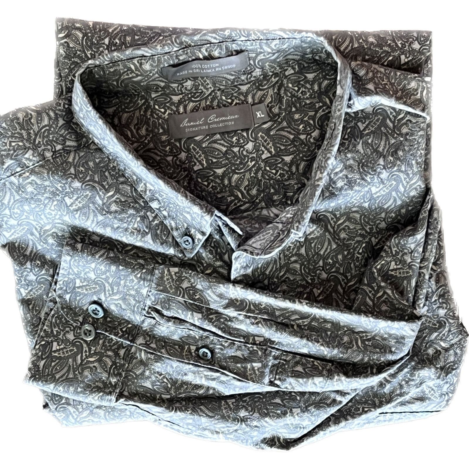 Daniel Cremieux Cremieux Signature Collection XL 100% cotton LS dress shirt Size US XL / EU 56 / 4 - 6 Thumbnail