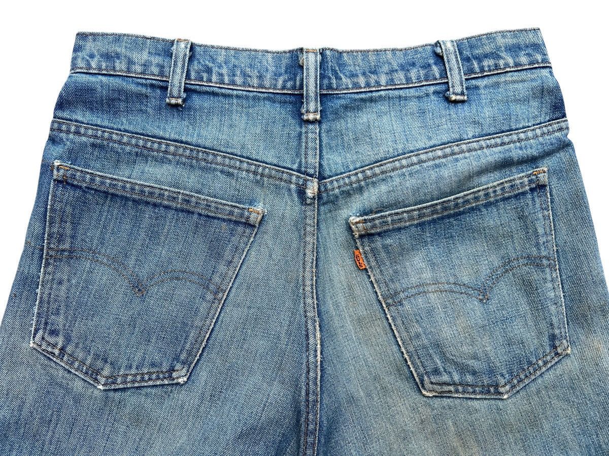 Levi's Vintage 70s Levi’s 646 Orange Bootcut Distressed Denim Jeans Size US 32 / EU 48 - 7 Thumbnail