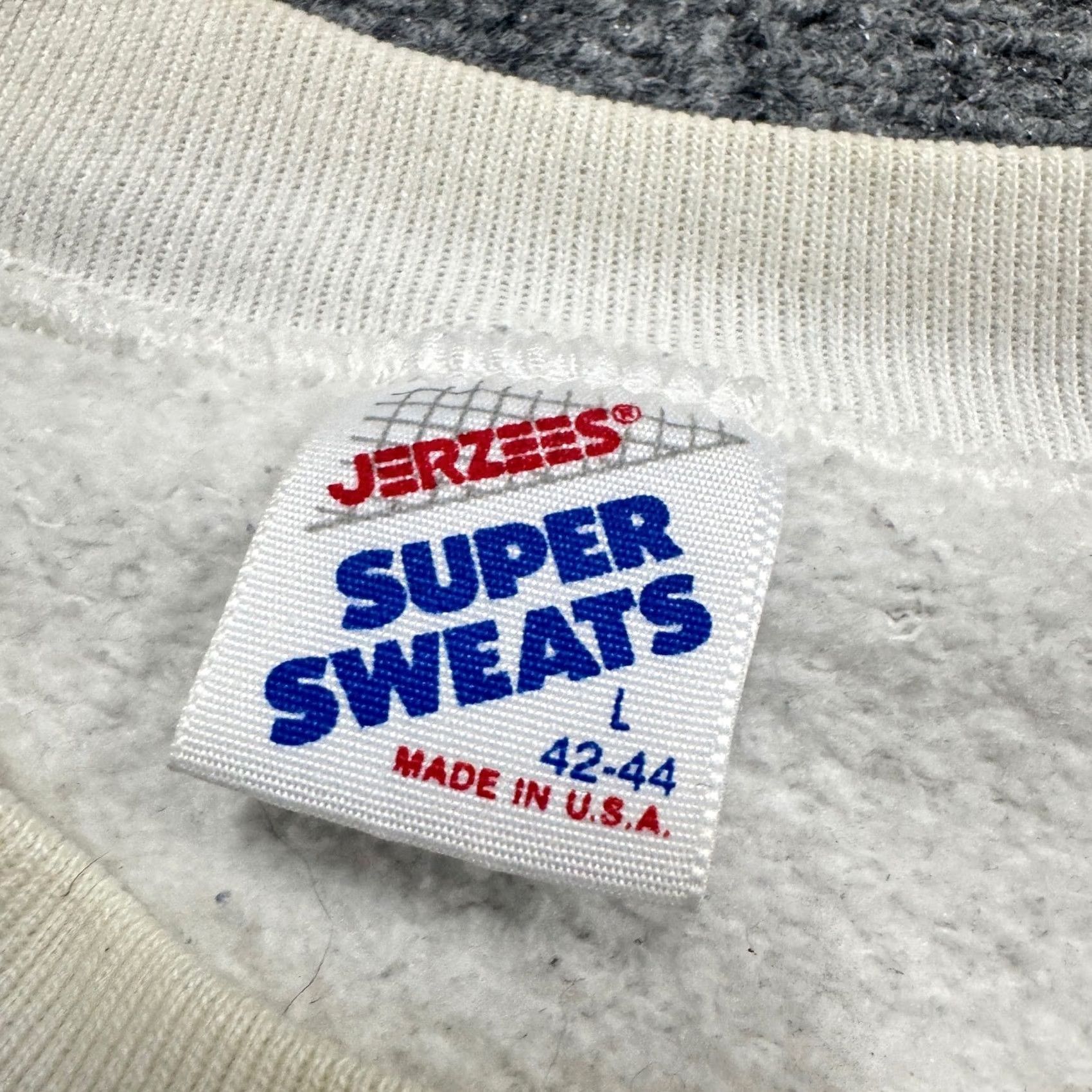 Jerzees VINTAGE Jerzees Sweatshirt Men's Large Pullover Gray 2000's CHEF Here's Looking At You Made In USA Mens Size US L / EU 52-54 / 3 - 5 Thumbnail
