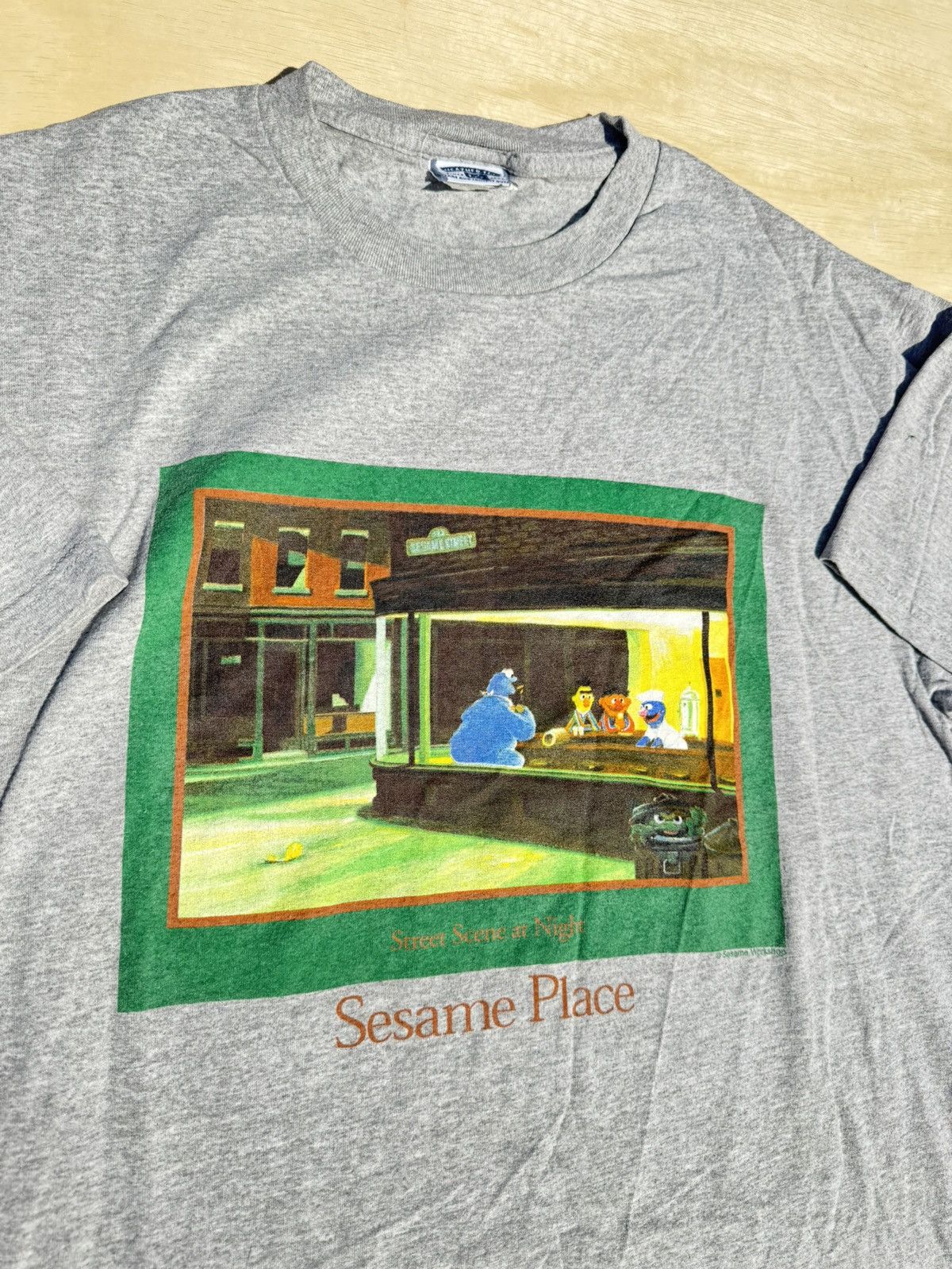 Vintage Vintage Sesame Street 90’s Lee Parody Humor Supreme T-Shirt Size US L / EU 52-54 / 3 - 5 Thumbnail