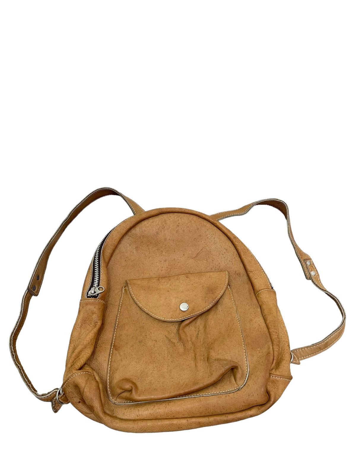 Genuine Leather Full Leather Backpack Unknown Handmade Bag 3🟩 Size ONE SIZE - 5 Thumbnail