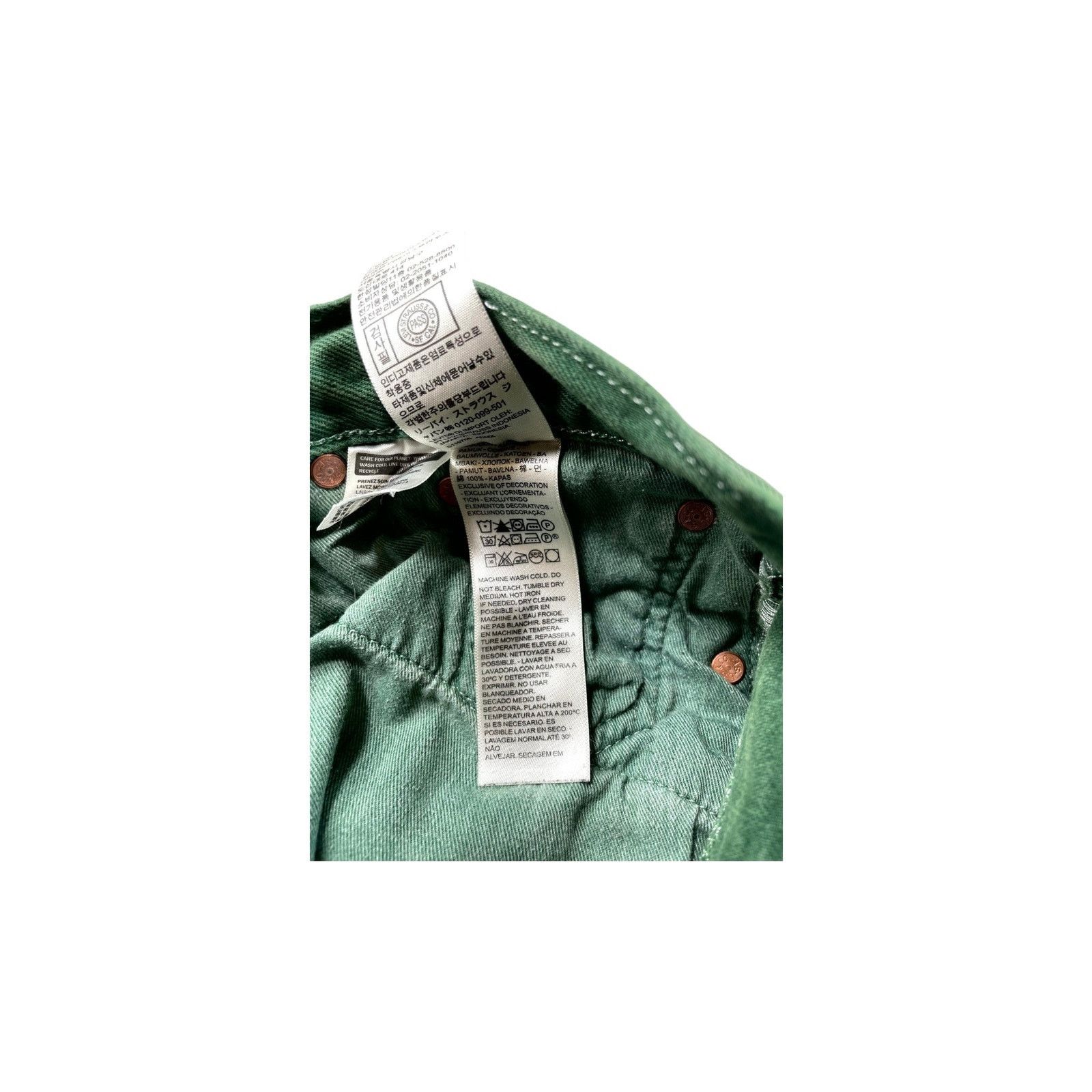 DENIM TEARS Denim Tears Plain Green Jeans Size US 30 / EU 46 - 6 Thumbnail