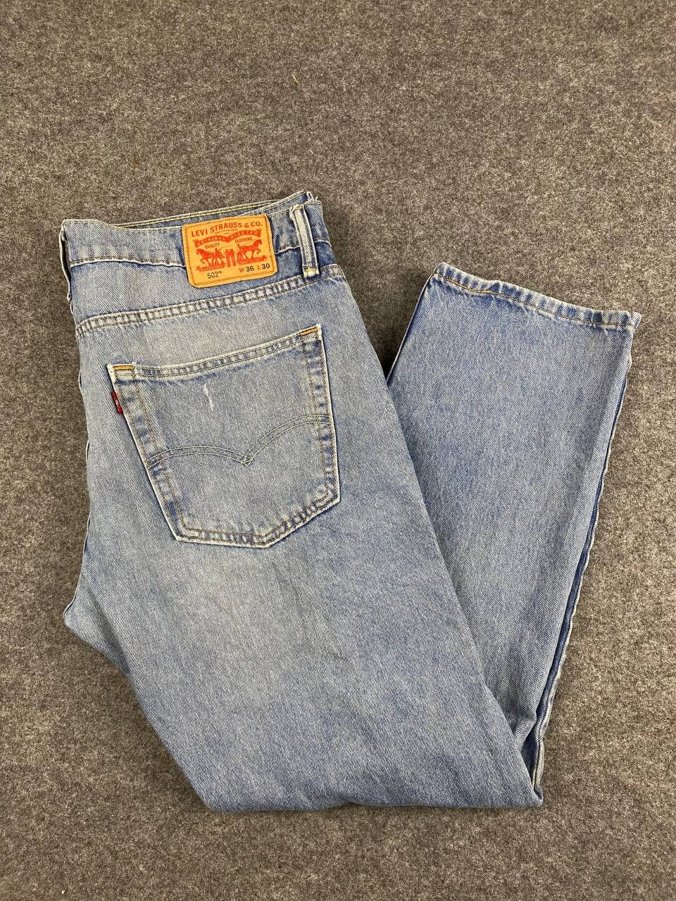 Levi's levis 502 distressed denim nice design Size US 39 - 2 Thumbnail
