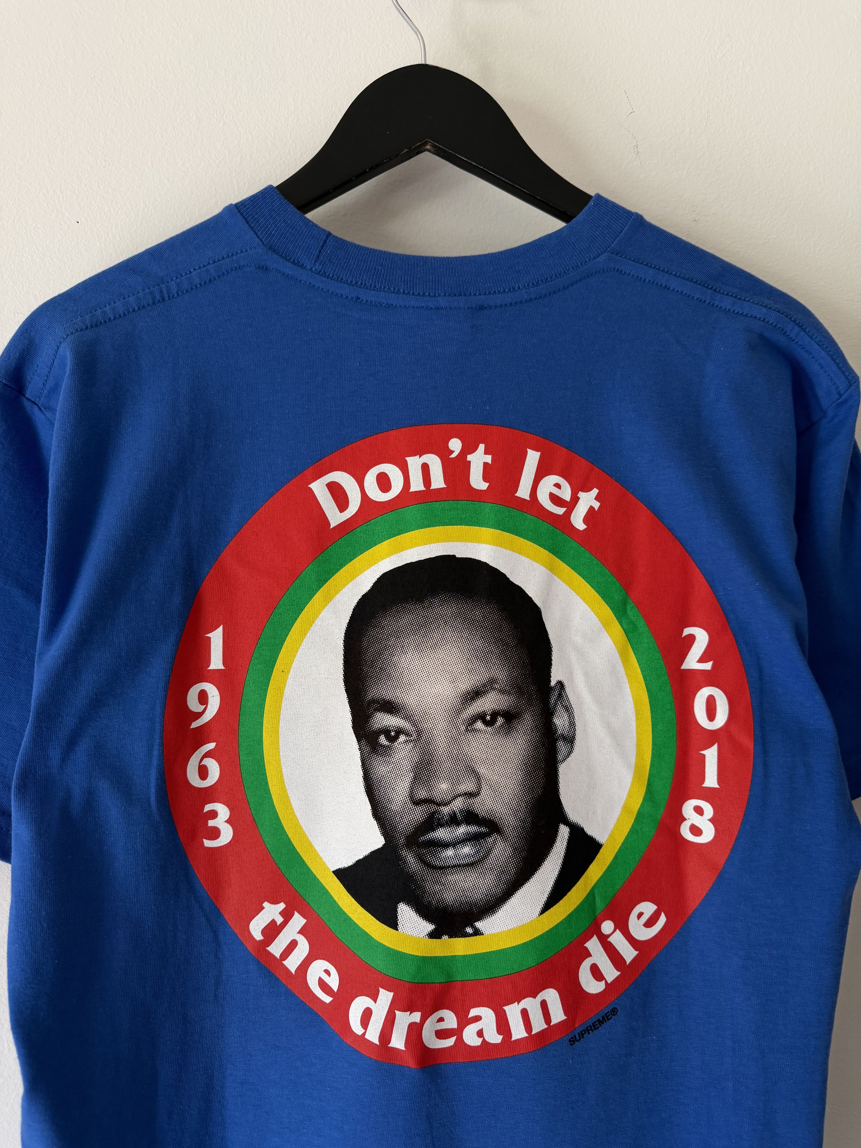 Supreme Supreme SS18 MLK Dream Tee in Royal Blue Size US M / EU 48-50 / 2 - 2 Thumbnail