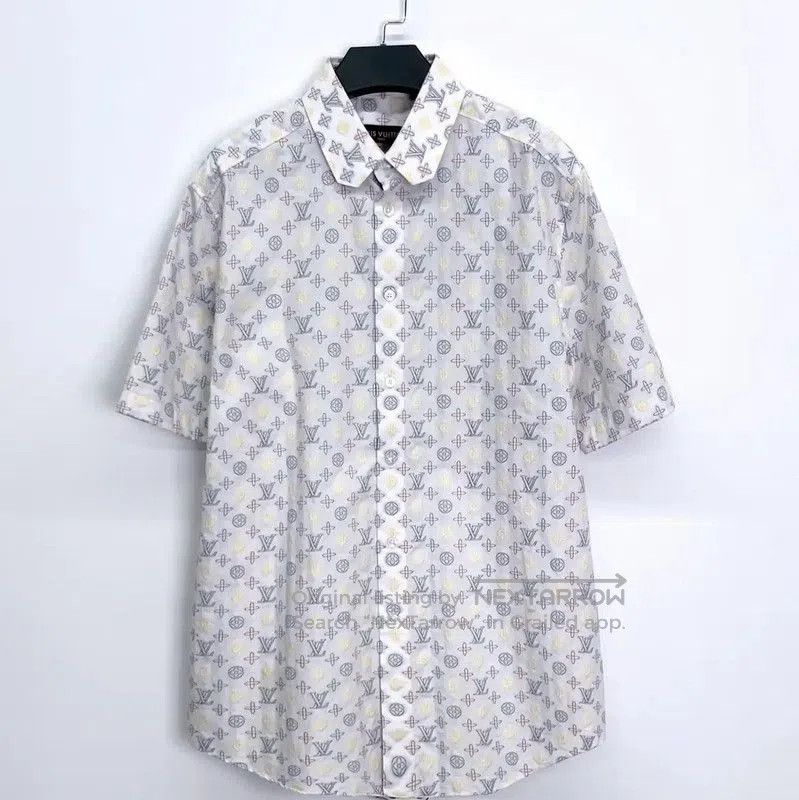 Louis Vuitton Louis Vuitton Spring Autumn Casual Embroidered Shirt . Size US M / EU 48-50 / 2 - 1 Thumbnail
