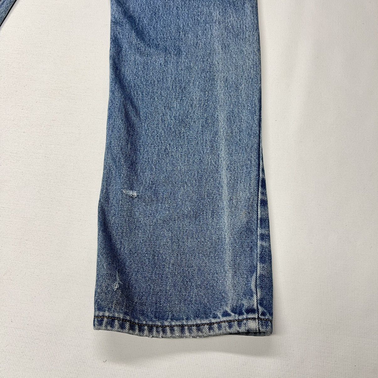Levi's × Vintage Levis 505 Jeans Blue Straight Regular Fit Distressed Baggy Size US 33 - 15 Thumbnail