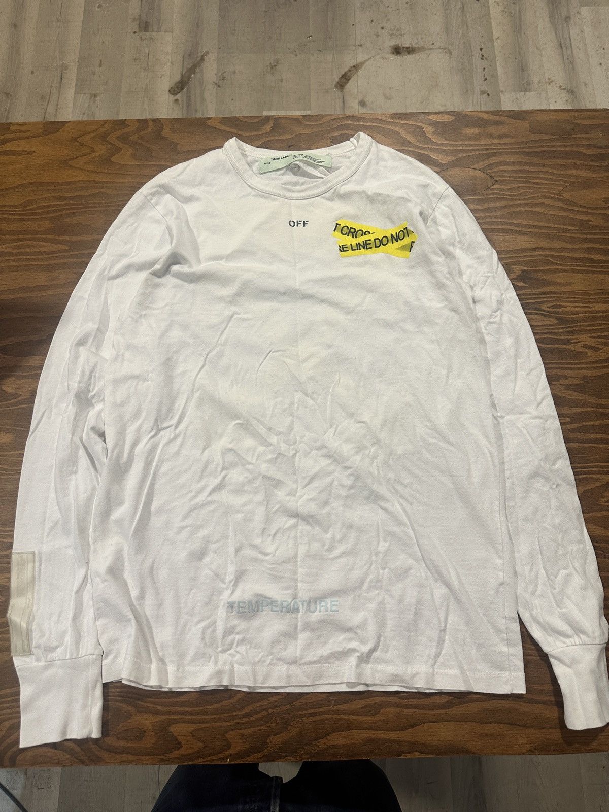 Off-White Off White Temperature Long Sleeve Tee Size US M / EU 48-50 / 2 - 1 Thumbnail
