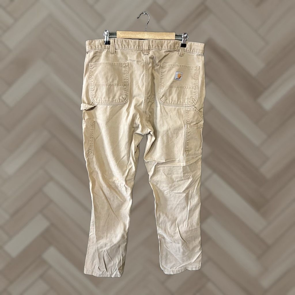 Carhartt Carhartt Men Chino Pants Beige 38x34 Regular Pant Size 38 34 Inseam 34 Mens Beig e Chino Carhartt Pants 90s? Size US 38 / EU 54 - 1 Thumbnail