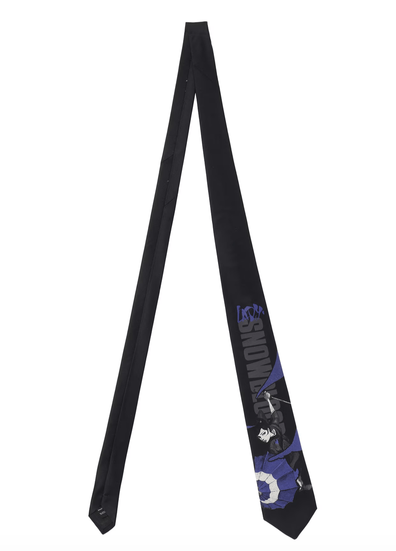 Yohji Yamamoto Yohji Yamamoto S'YTE X KAZUO KAMIMURA-LADY SNOWBLOOD TIE Size ONE SIZE - 1 Thumbnail