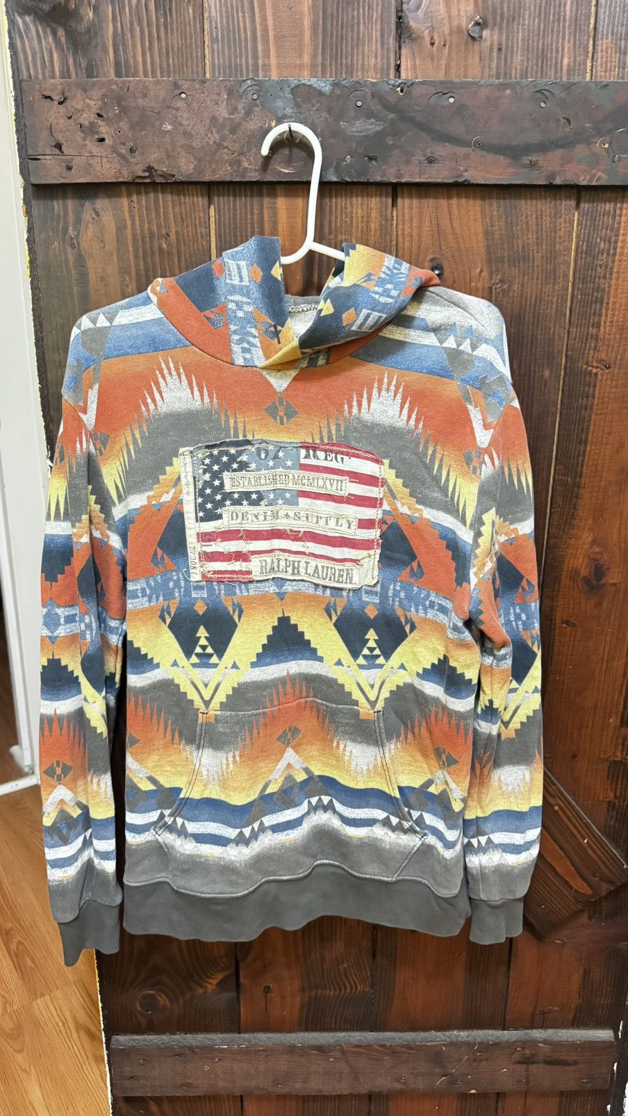 Denim & Supply Ralph Lauren Denim & Supply Ralph Lauren Thermal Hoodie Size US M / EU 48-50 / 2 - 1 Thumbnail