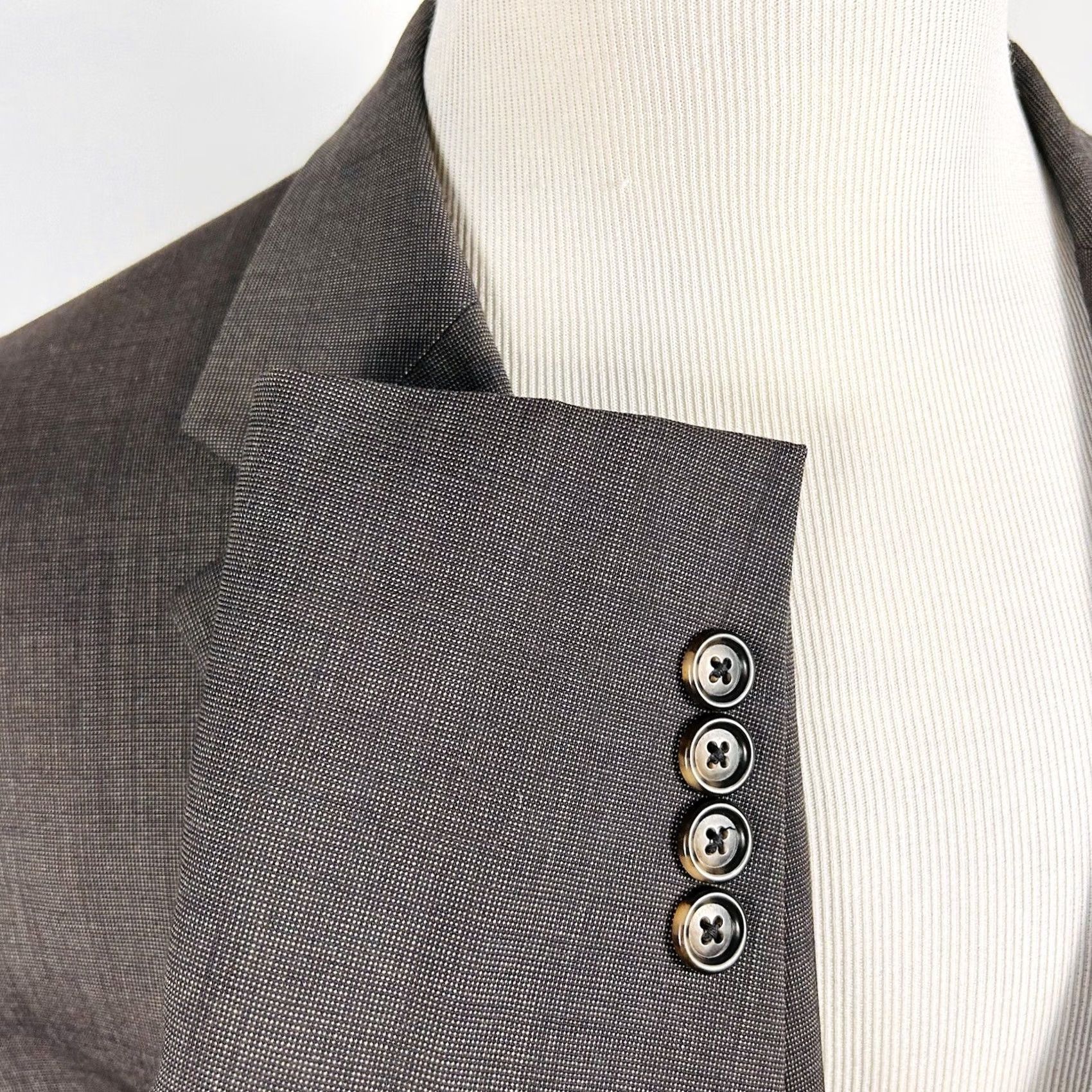 Jos. A. Bank Jos A Bank Sport Coat Brown 48R Wool Two-Button Notch Lapel Single-Breasted Vented Regular Mens Jacket Size US XS / EU 42 / 0 - 5 Thumbnail