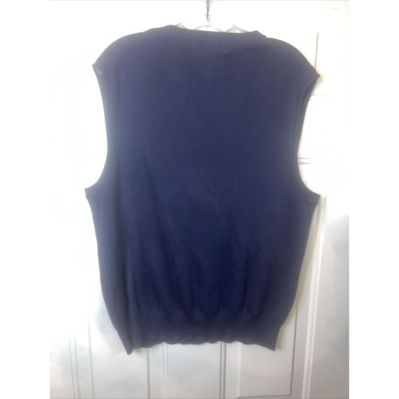 Polo Ralph Lauren Polo Ralph Lauren Sweater Vest Mens Large Navy Red Vintage Size US L / EU 52-54 / 3 - 6 Thumbnail