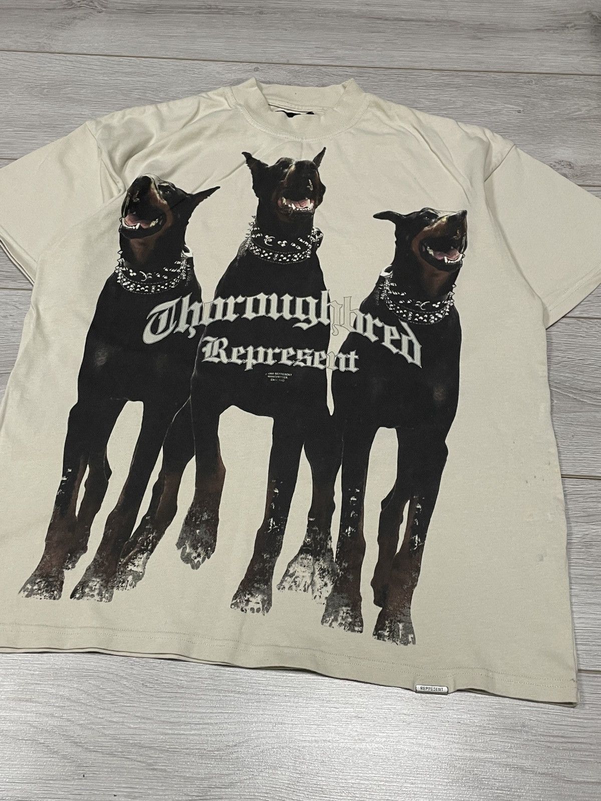 Represent Clo. Represent doberman thoroughbred tee big print dog t-shirt Size US M / EU 48-50 / 2 - 2 Thumbnail