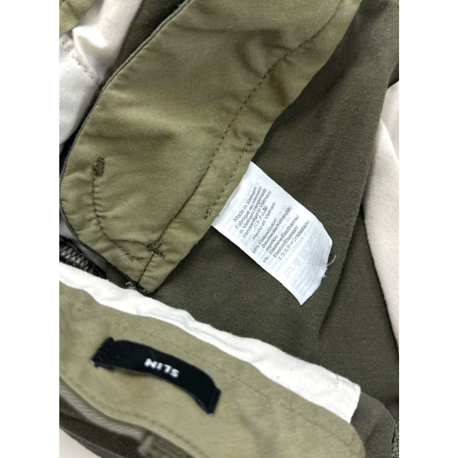 J.Crew J.Crew Pants Men’s 32 Slim Chino Flex Flat Front Green Twill Pockets Straight Inseam 31 Size US 32 / EU 48 - 4 Thumbnail