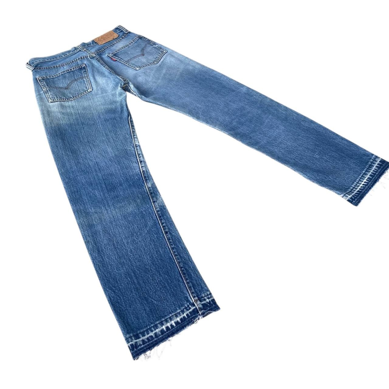 Levi's Vintage Clothing Rare 1970s Levi’s 501 Redline Selvedge FRAYED Hem Button 6 Size US 28 / EU 44 - 17 Thumbnail