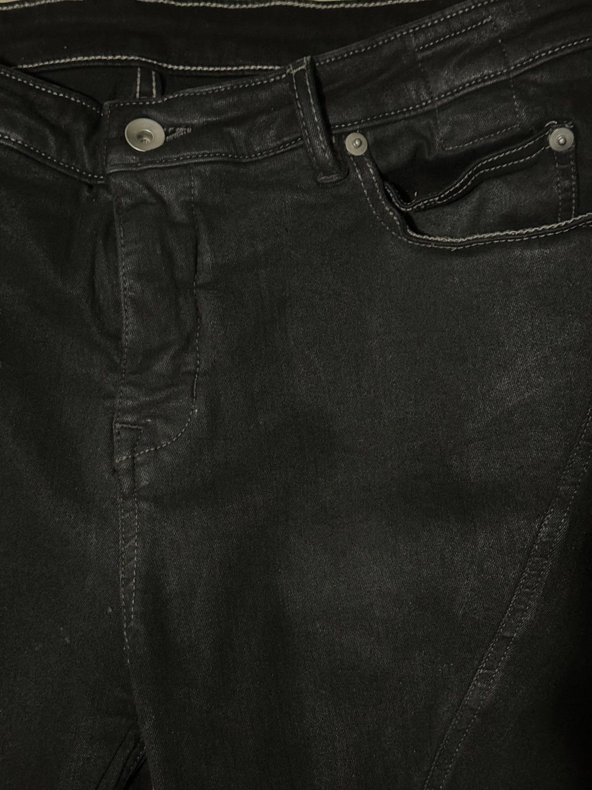 Rick Owens × Rick Owens Drkshdw Rick Owens FW24 Bias Bootcut Denim Size US 30 / EU 46 - 4 Thumbnail