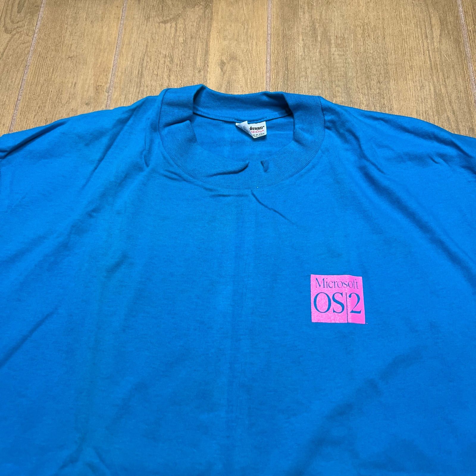 Vintage Vintage Microsoft OS/2 T Shirt XL USA 90s Intel LIGENT Size US XL / EU 56 / 4 - 9 Thumbnail