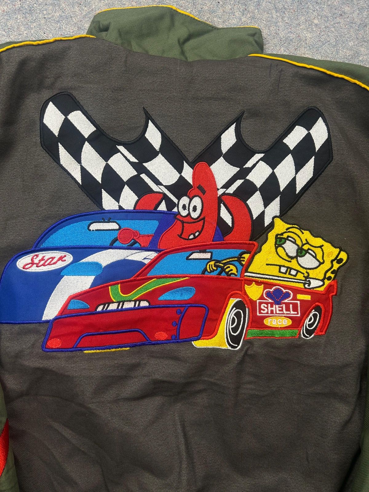 NASCAR NASCAR SpongeBob Racing Jacket Vintage Size US L / EU 52-54 / 3 - 6 Thumbnail
