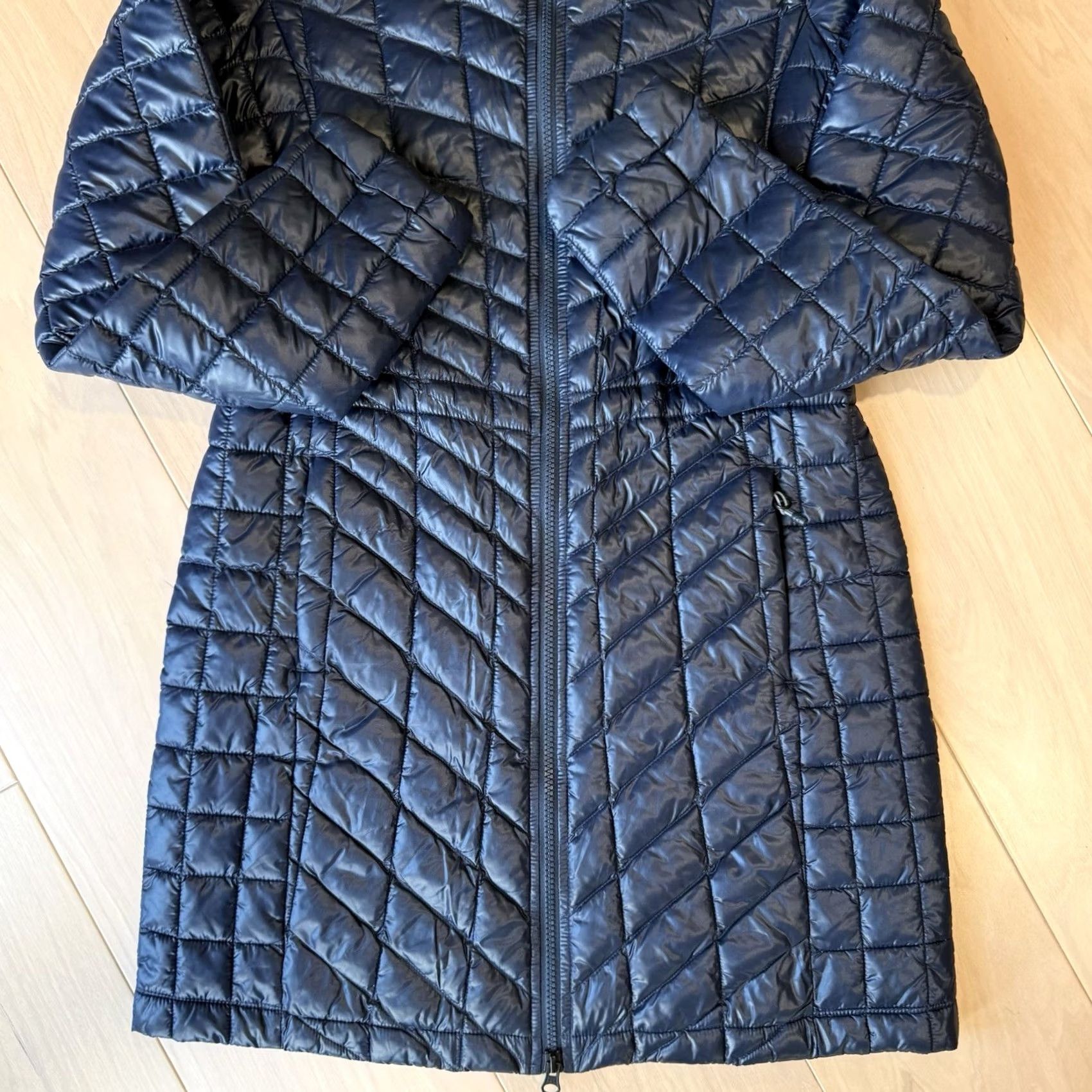 The North Face The North Face Thermoball Parka Jacket S Navy Full Zip Insulated Puffer Outerwear Women Size S / US 4 / IT 40 - 6 Thumbnail