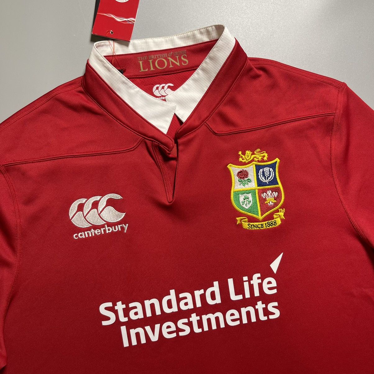 Canterbury of New Zealand × Vintage NWT 2017 BRITISH AND IRISH LIONS RUGBY JERSEY Size US XXL / EU 58 / 5 - 3 Thumbnail