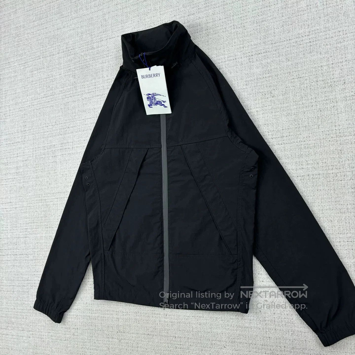 Burberry Burberry Solid Equestrian Knight Zip Jacket. Size US XXS / EU 40 - 2 Thumbnail
