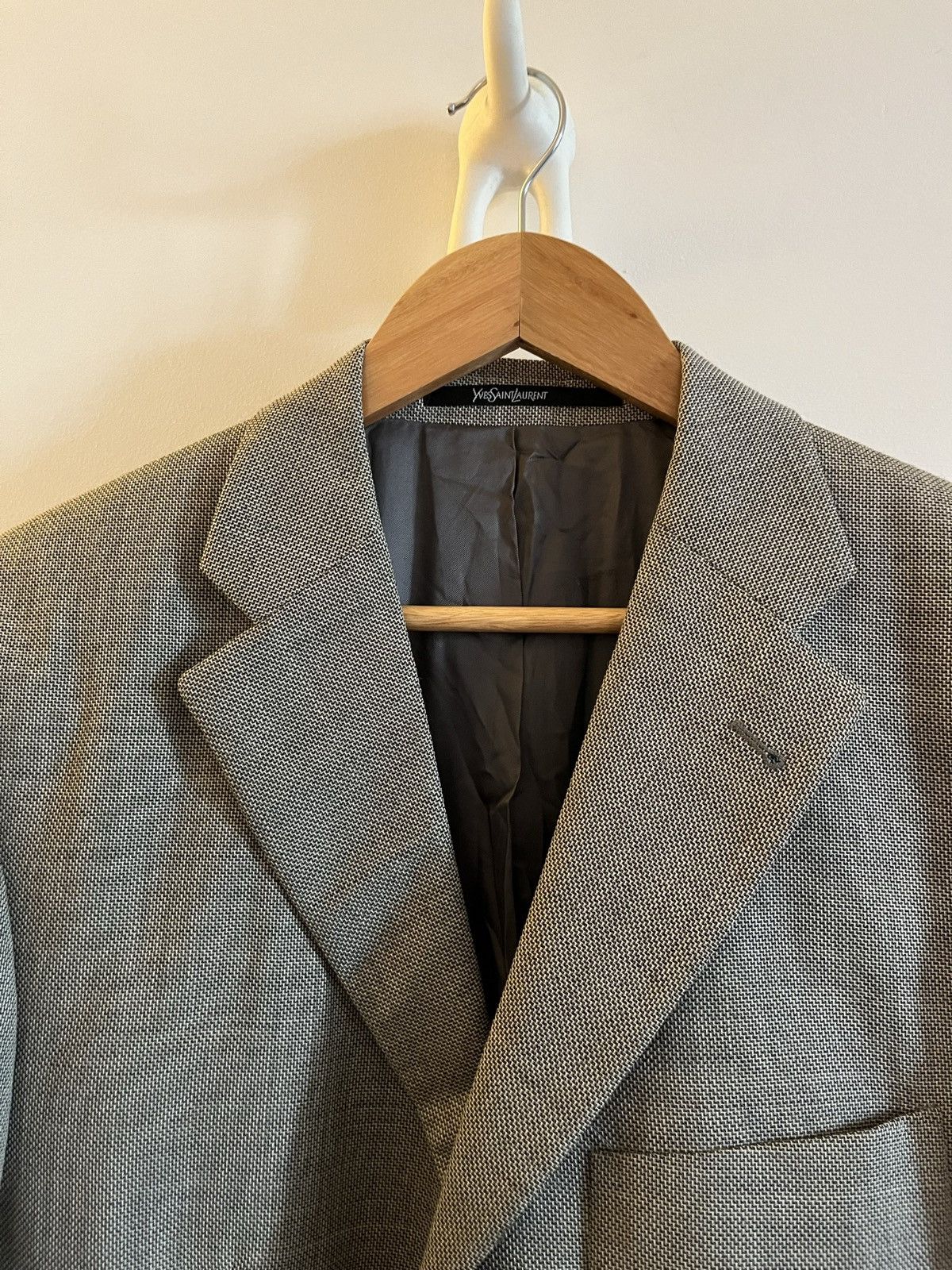 Vintage × Yves Saint Laurent Yves Saint Laurent Vintage Blazer Size 40R - 3 Thumbnail
