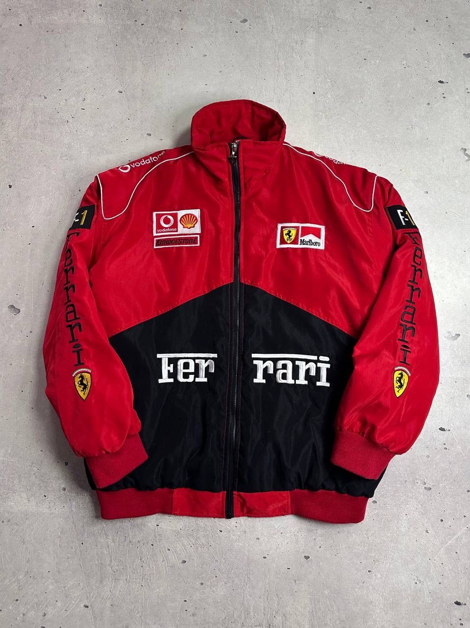 Ferrari Ferrari F1 Michael Schumacher Racing Jacket Vintage Marlboro Size US XL / EU 56 / 4 - 1 Thumbnail